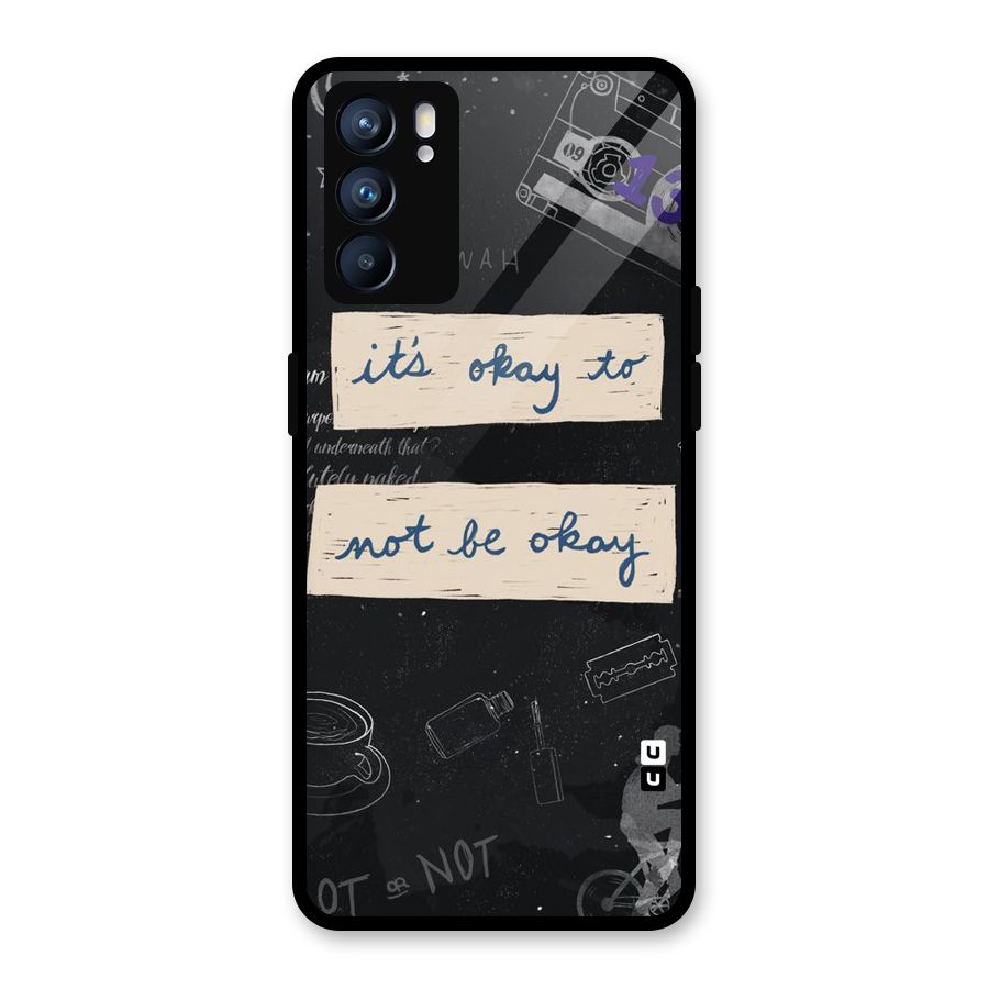 Its Okay Glass Back Case for Oppo Reno6 5G