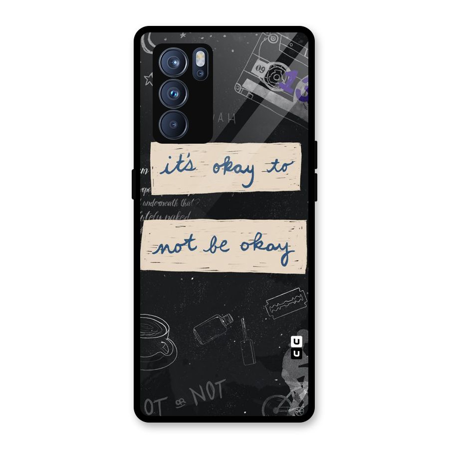 Its Okay Glass Back Case for Oppo Reno6 Pro 5G