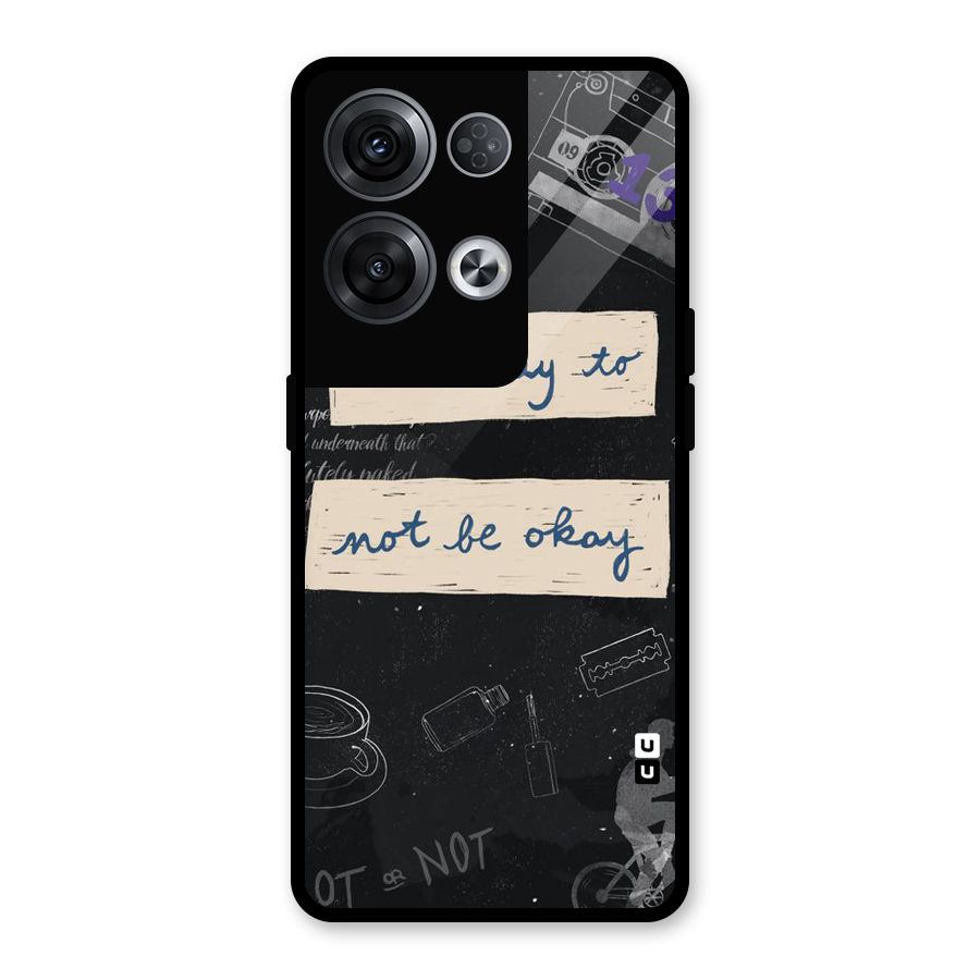 Its Okay Glass Back Case for Oppo Reno8 Pro 5G