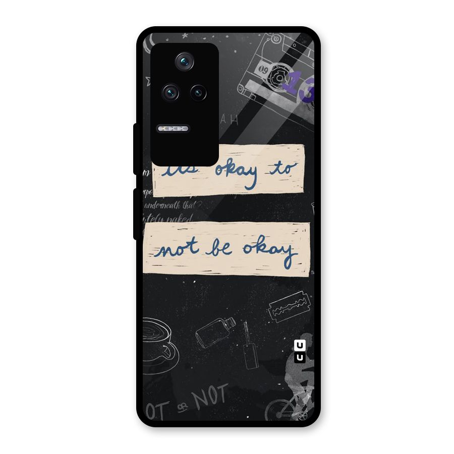 Its Okay Glass Back Case for Poco F4 5G