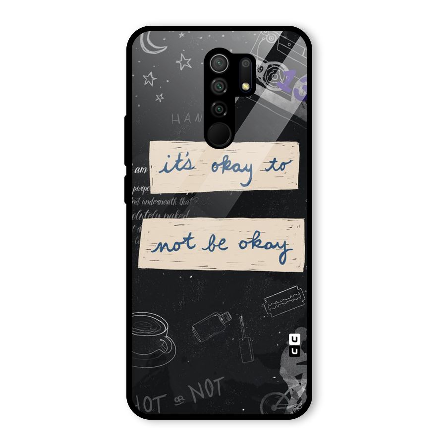 Its Okay Glass Back Case for Poco M2