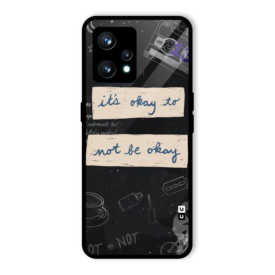 Its Okay Glass Back Case for Realme 9 Pro Plus 5G