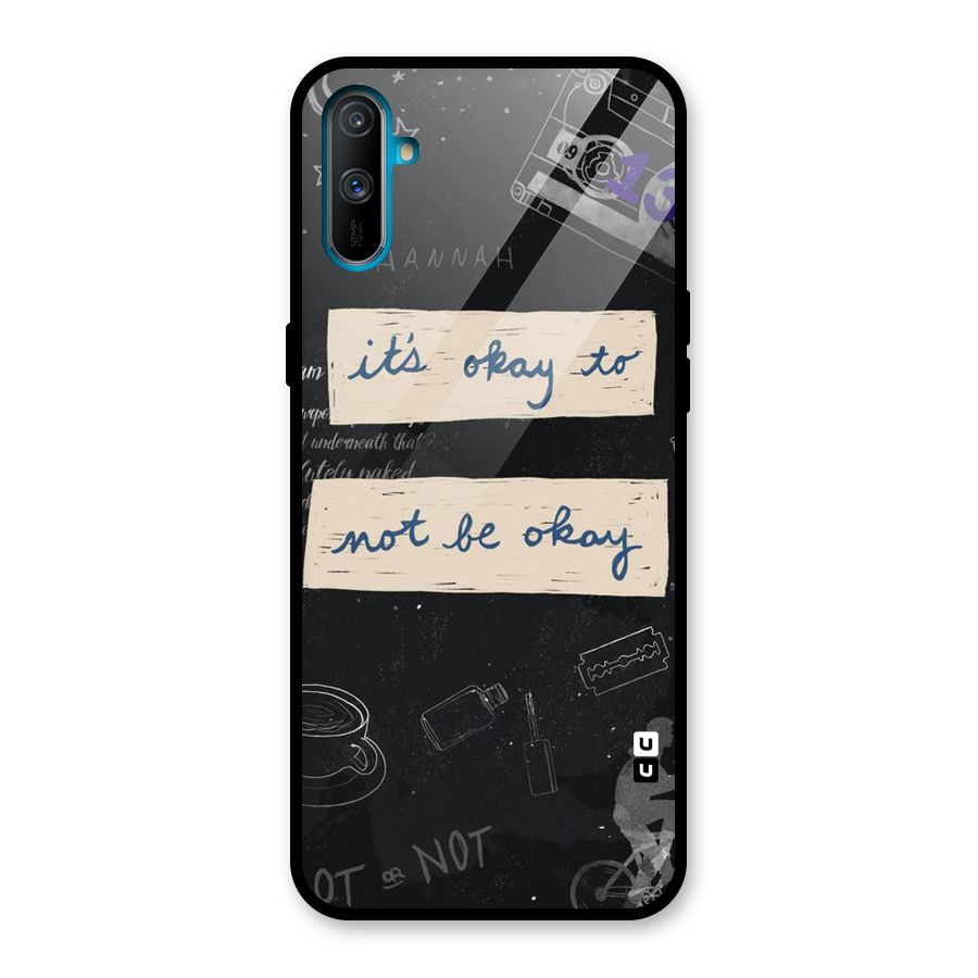 Its Okay Glass Back Case for Realme C3