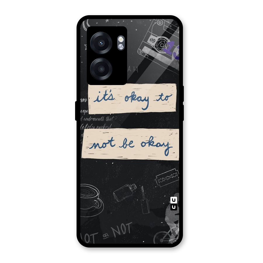 Its Okay Glass Back Case for Realme Narzo 50 5G