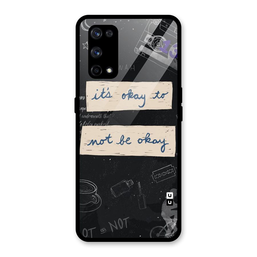 Its Okay Glass Back Case for Realme X7 Pro