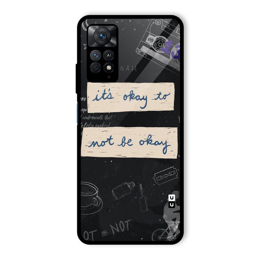 Its Okay Glass Back Case for Redmi Note 11 Pro Plus 5G