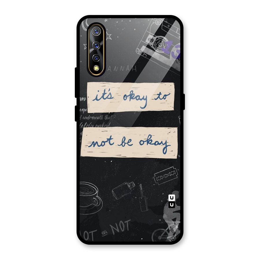 Its Okay Glass Back Case for Vivo S1