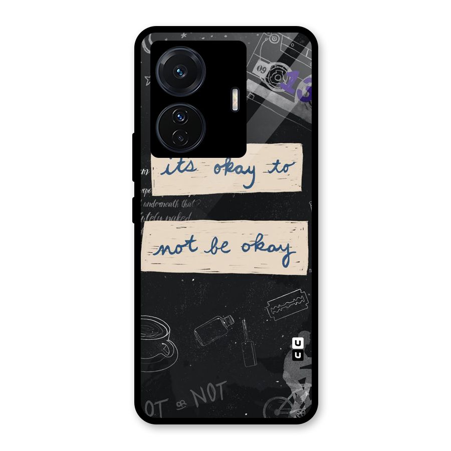 Its Okay Glass Back Case for Vivo T1 Pro