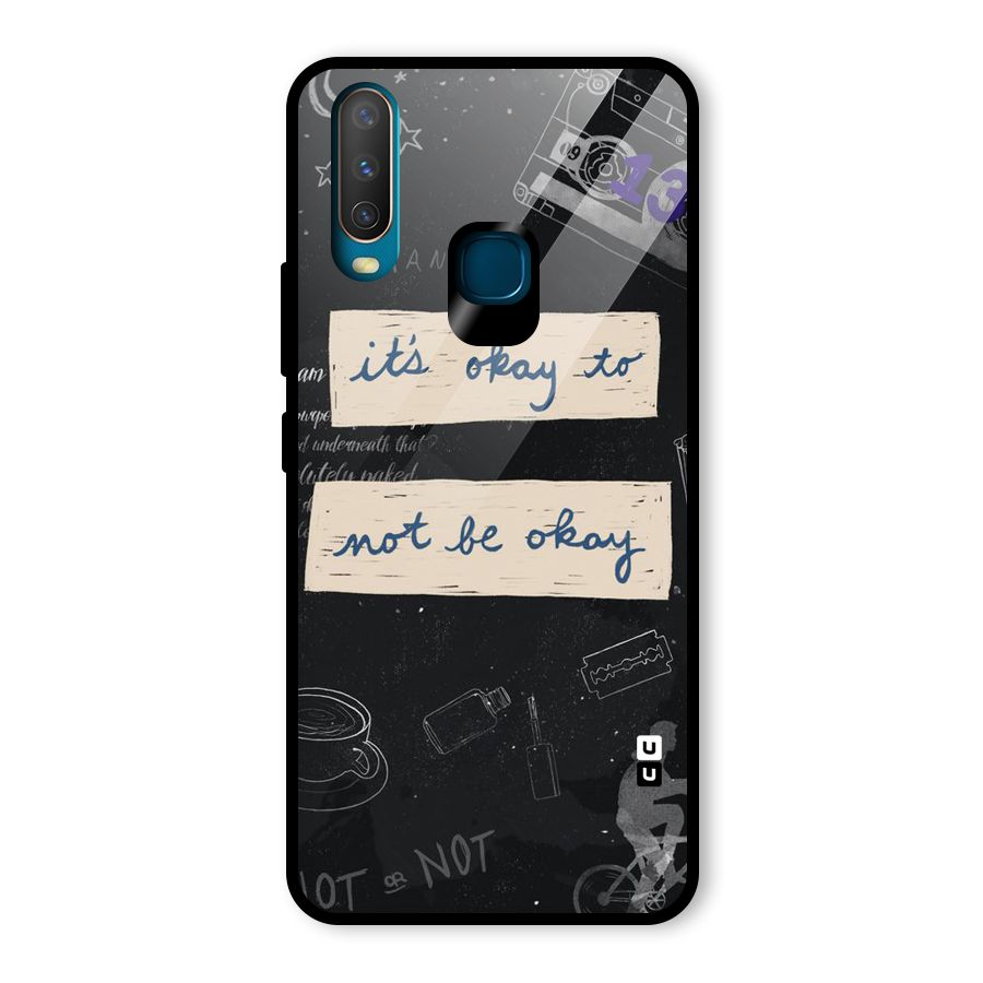 Its Okay Glass Back Case for Vivo U10