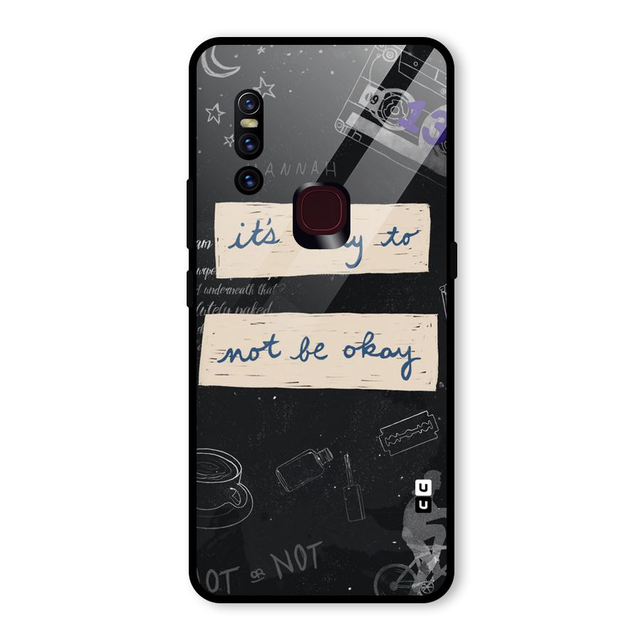 Its Okay Glass Back Case for Vivo V15