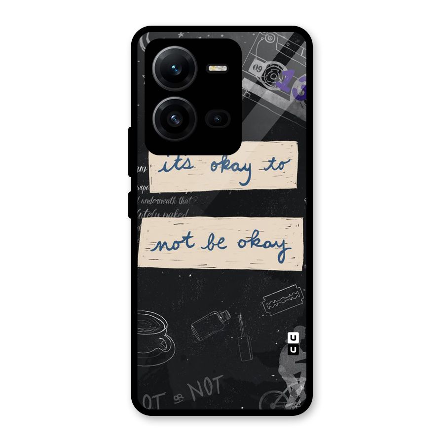 Its Okay Glass Back Case for Vivo V25