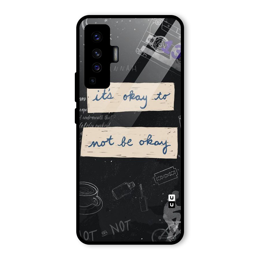 Its Okay Glass Back Case for Vivo X50