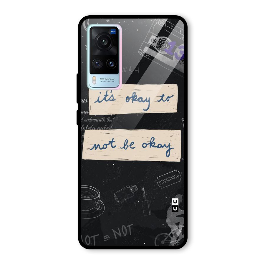 Its Okay Glass Back Case for Vivo X60