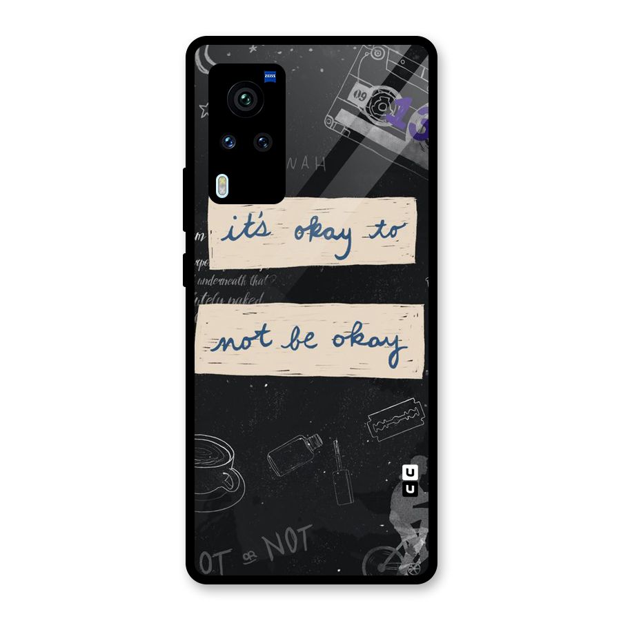 Its Okay Glass Back Case for Vivo X60 Pro