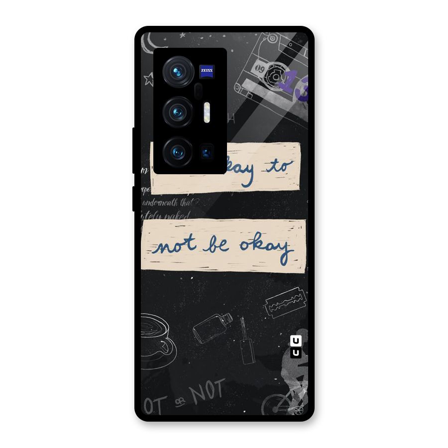 Its Okay Glass Back Case for Vivo X70 Pro Plus