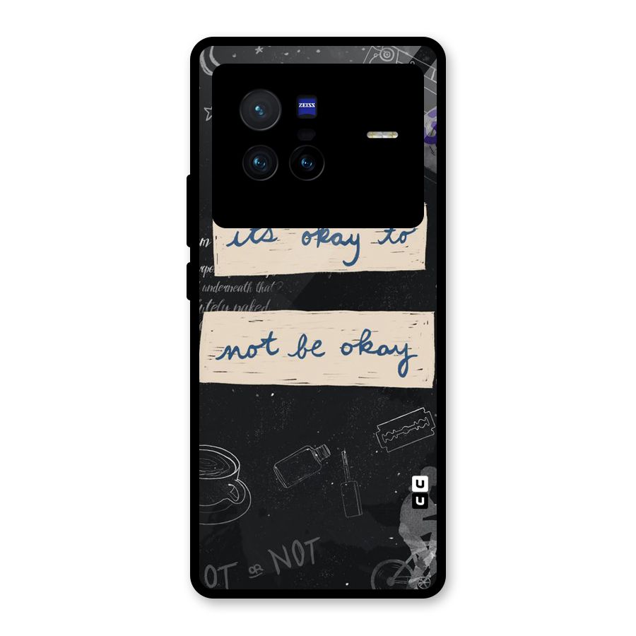 Its Okay Glass Back Case for Vivo X80