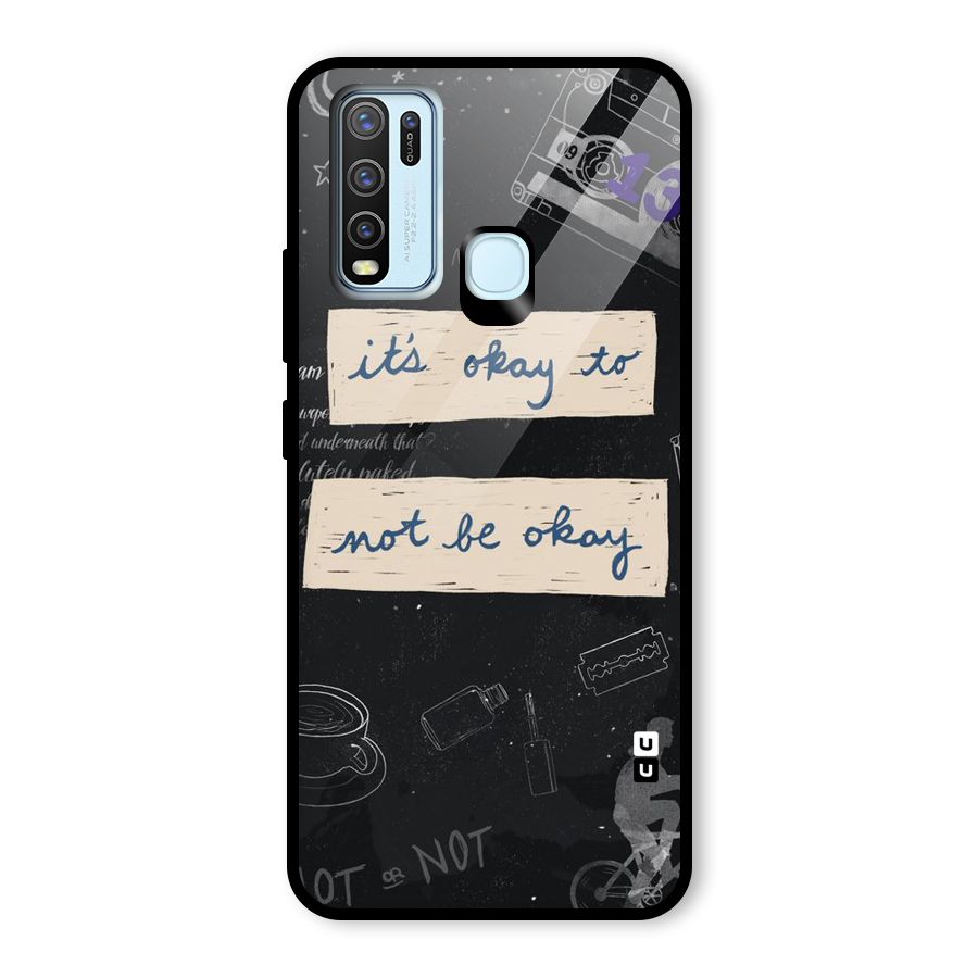 Its Okay Glass Back Case for Vivo Y50