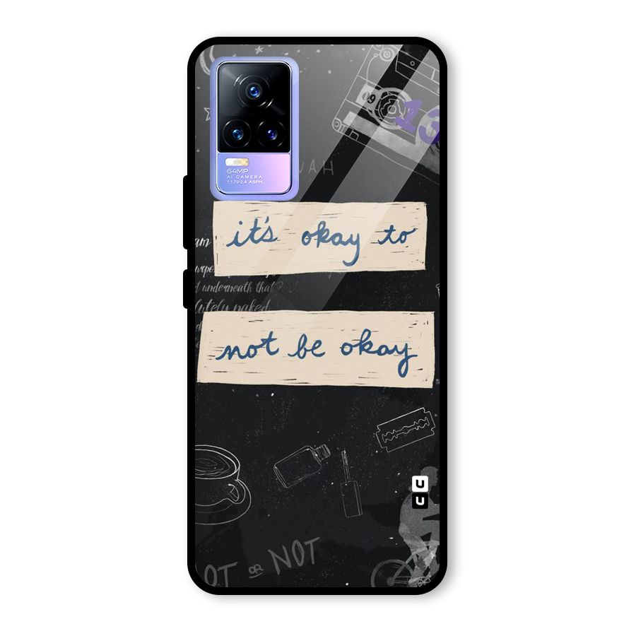 Its Okay Glass Back Case for Vivo Y73