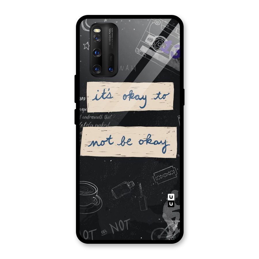 Its Okay Glass Back Case for Vivo iQOO 3