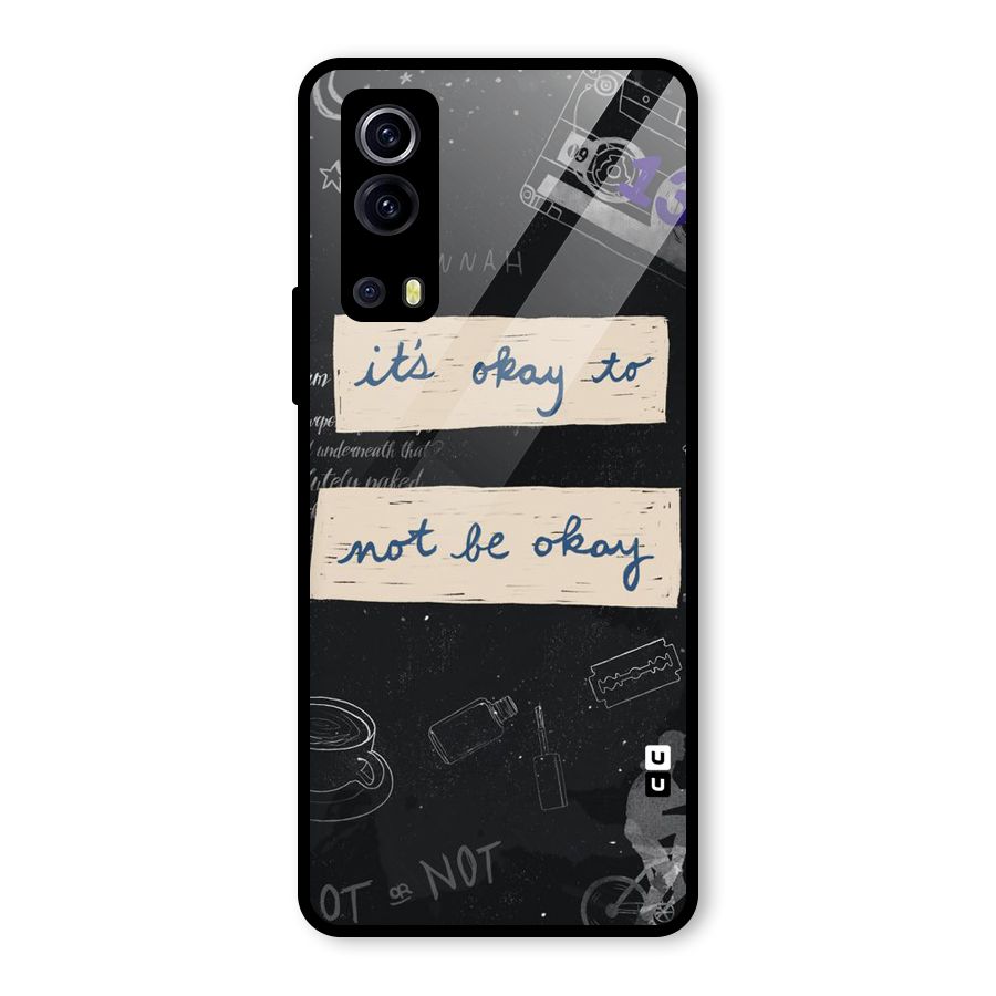 Its Okay Glass Back Case for Vivo iQOO Z3