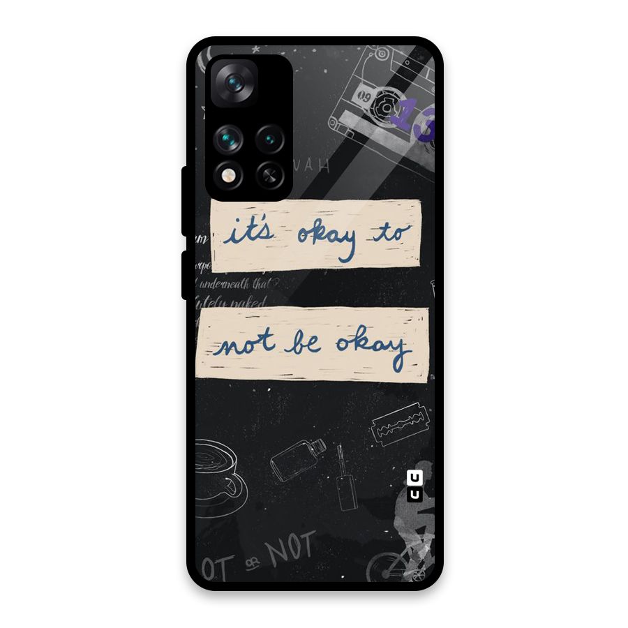 Its Okay Glass Back Case for Xiaomi 11i 5G