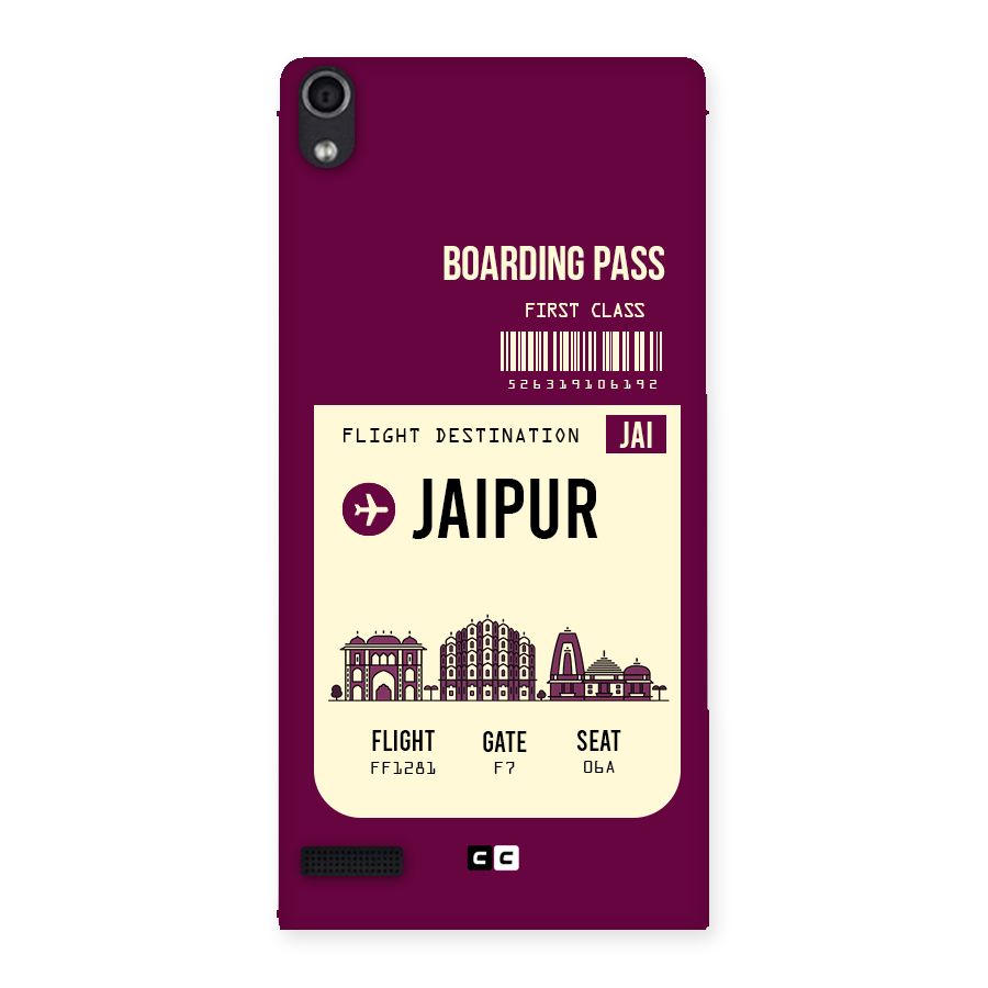 Jaipur Boarding Pass Back Case for Ascend P6