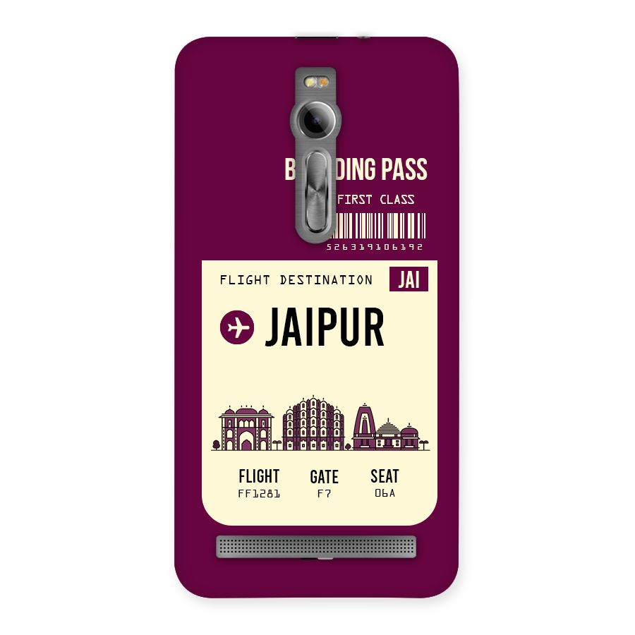 Jaipur Boarding Pass Back Case for Asus Zenfone 2