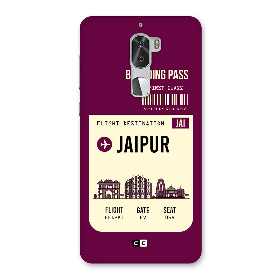 Jaipur Boarding Pass Back Case for Coolpad Cool 1