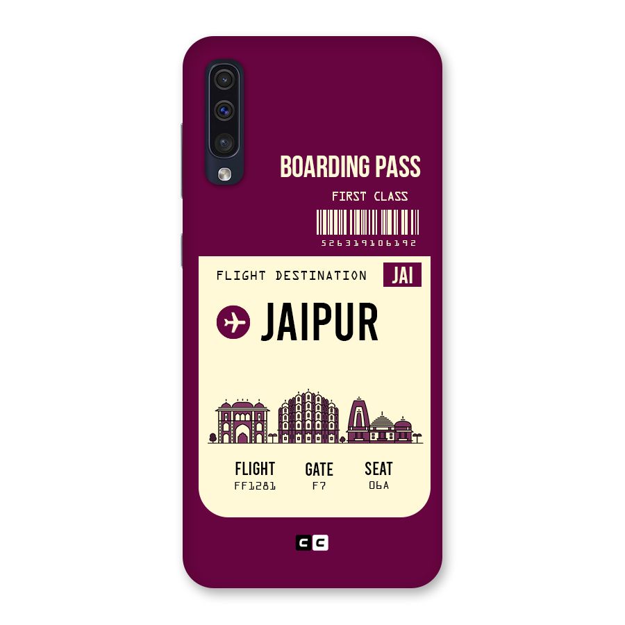 Jaipur Boarding Pass Back Case for Galaxy A50