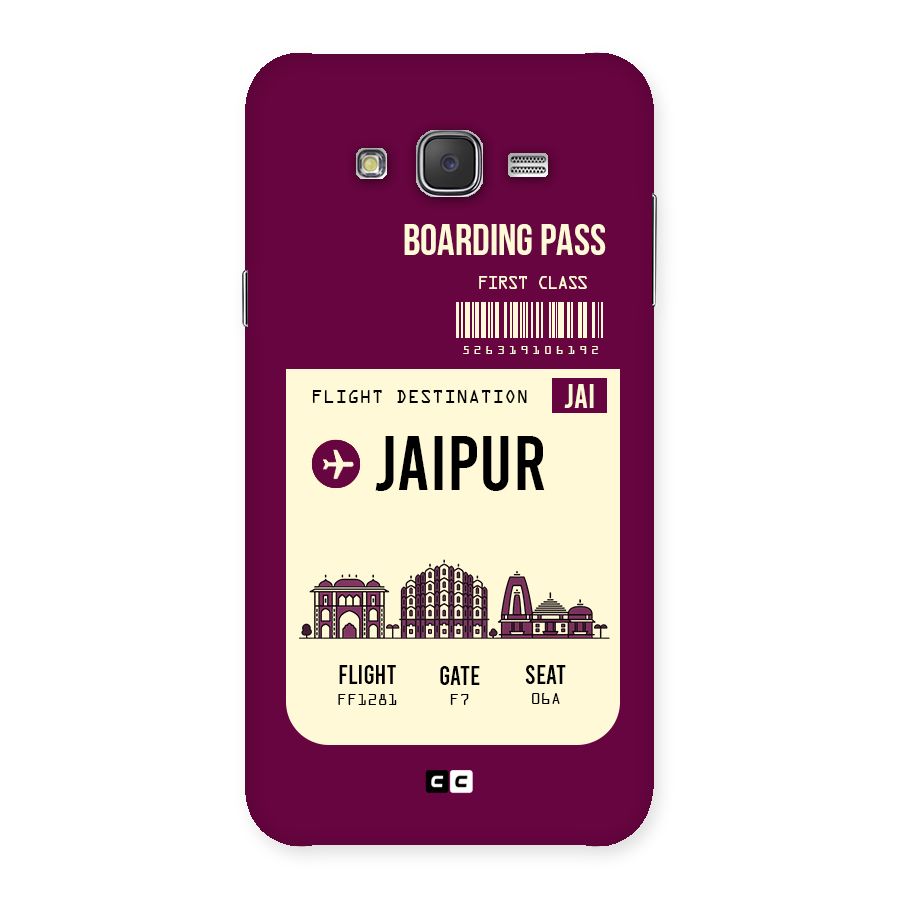 Jaipur Boarding Pass Back Case for Galaxy J7
