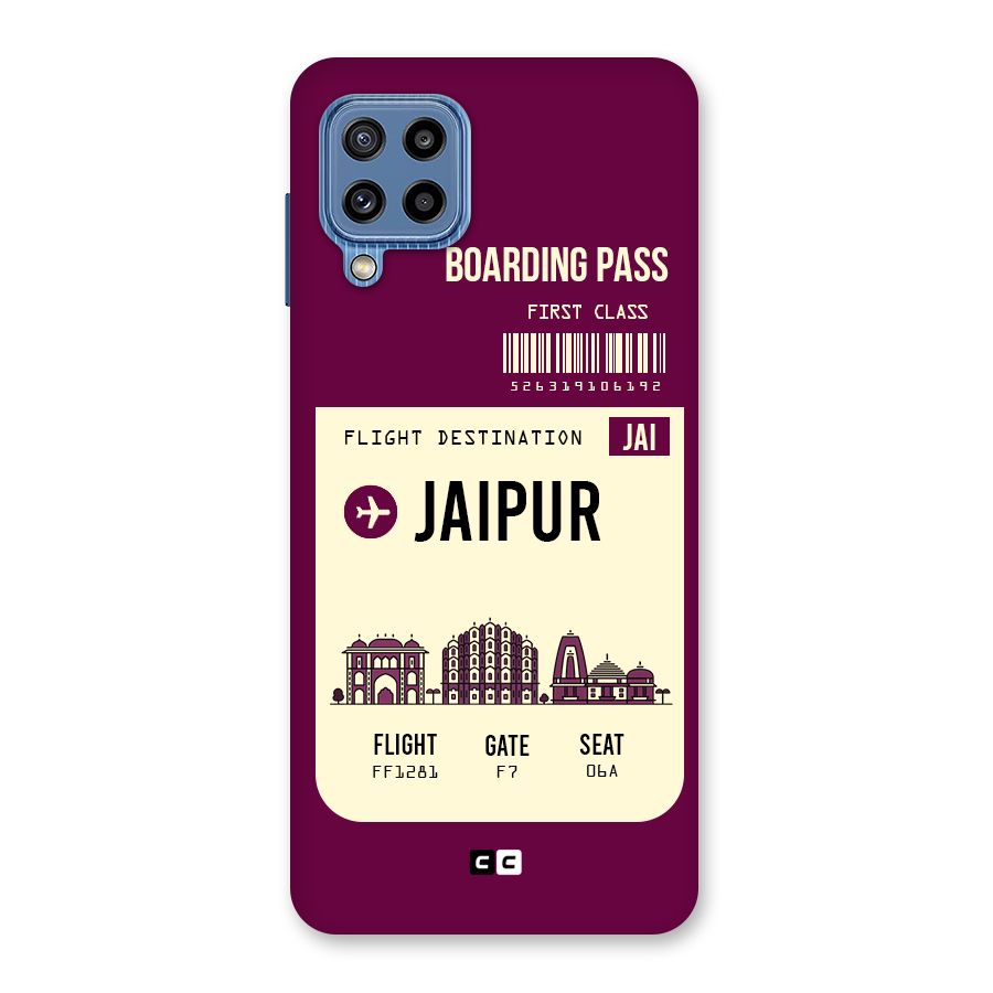 Jaipur Boarding Pass Back Case for Galaxy M32