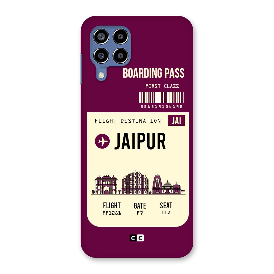 Jaipur Boarding Pass Back Case for Galaxy M53 5G