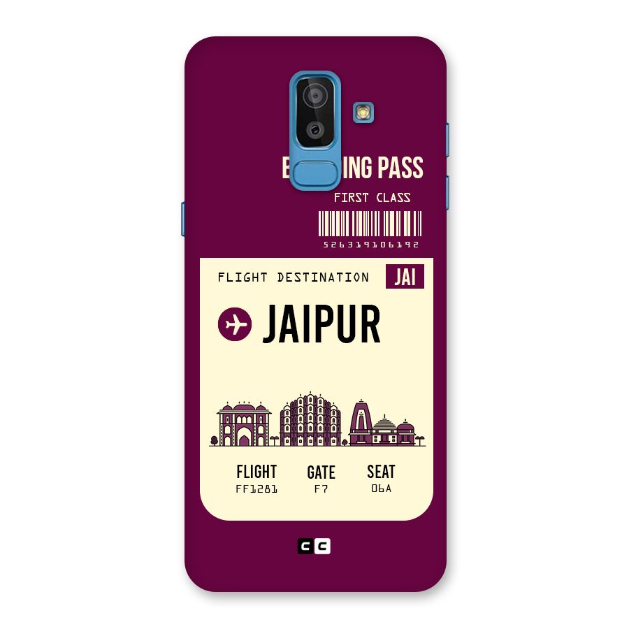 Jaipur Boarding Pass Back Case for Galaxy On8 (2018)