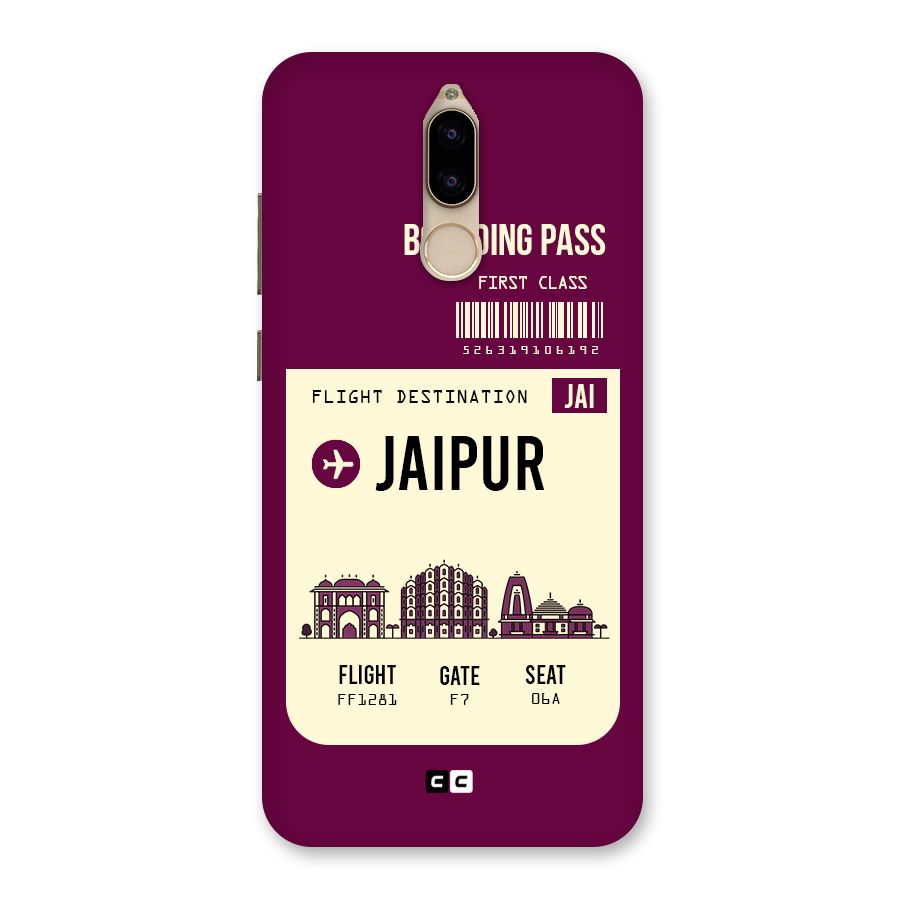 Jaipur Boarding Pass Back Case for Honor 9i