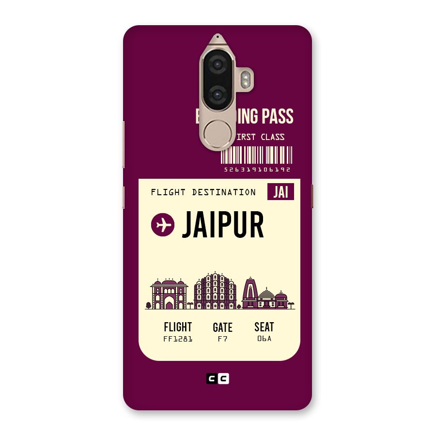 Jaipur Boarding Pass Back Case for Lenovo K8 Note