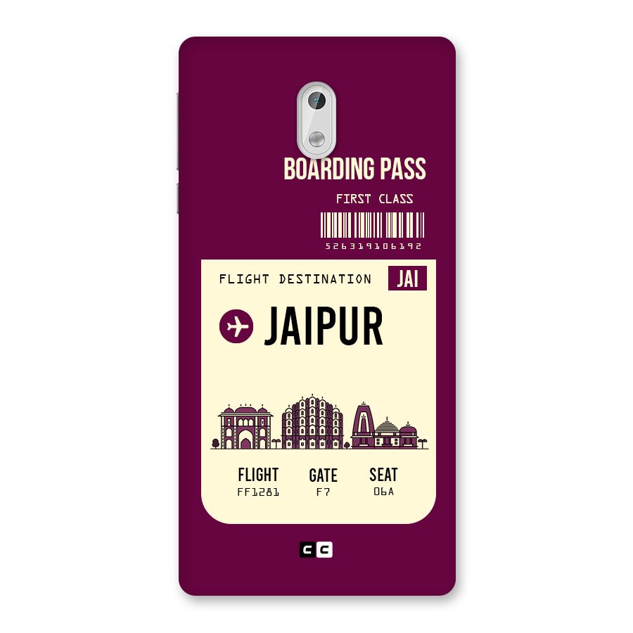 Jaipur Boarding Pass Back Case for Nokia 3