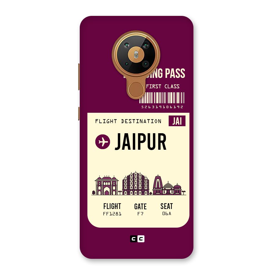 Jaipur Boarding Pass Back Case for Nokia 5.3