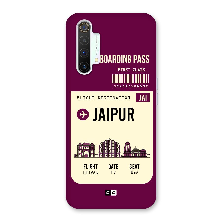 Jaipur Boarding Pass Back Case for Realme X3 SuperZoom