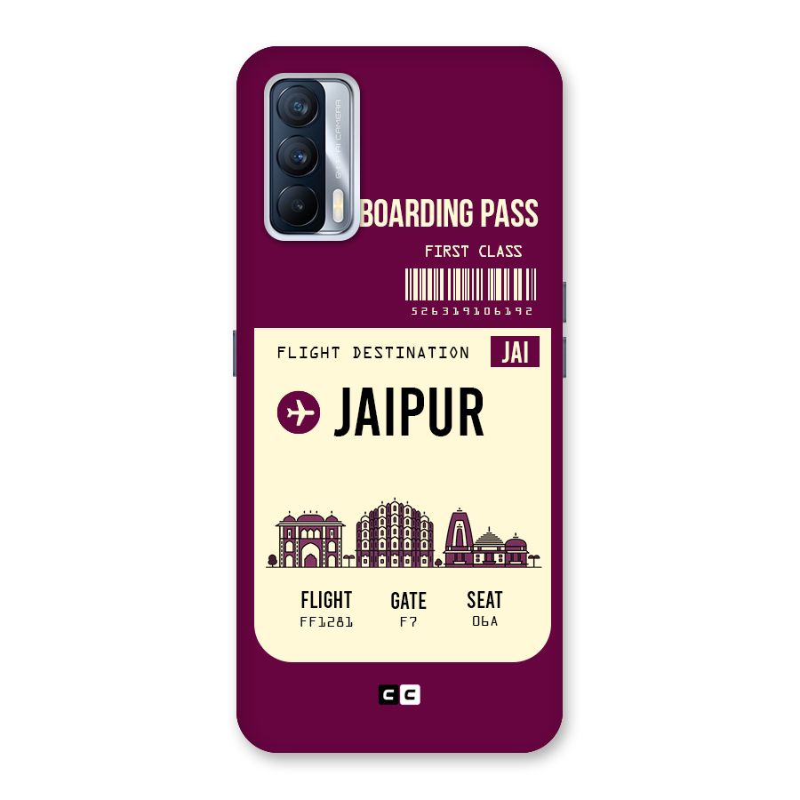 Jaipur Boarding Pass Back Case for Realme X7