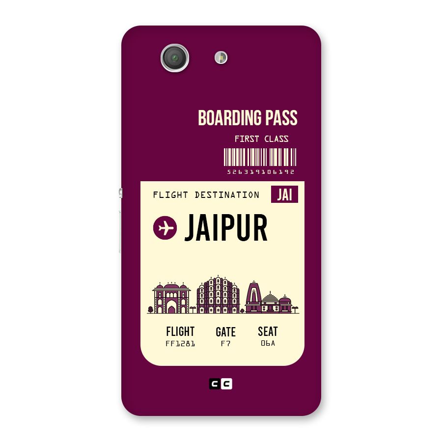 Jaipur Boarding Pass Back Case for Xperia Z3 Compact