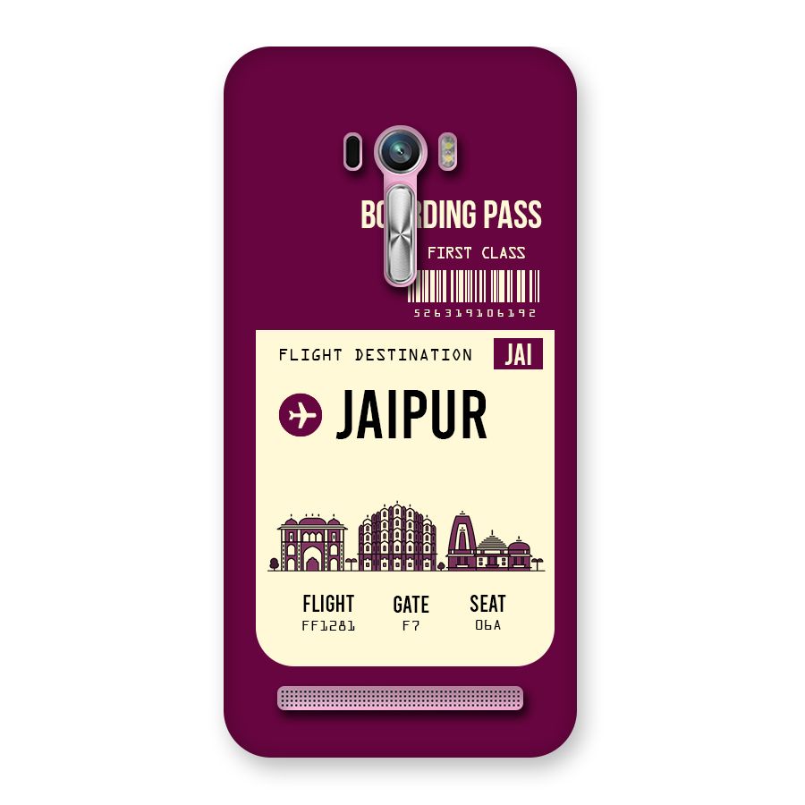 Jaipur Boarding Pass Back Case for Zenfone Selfie