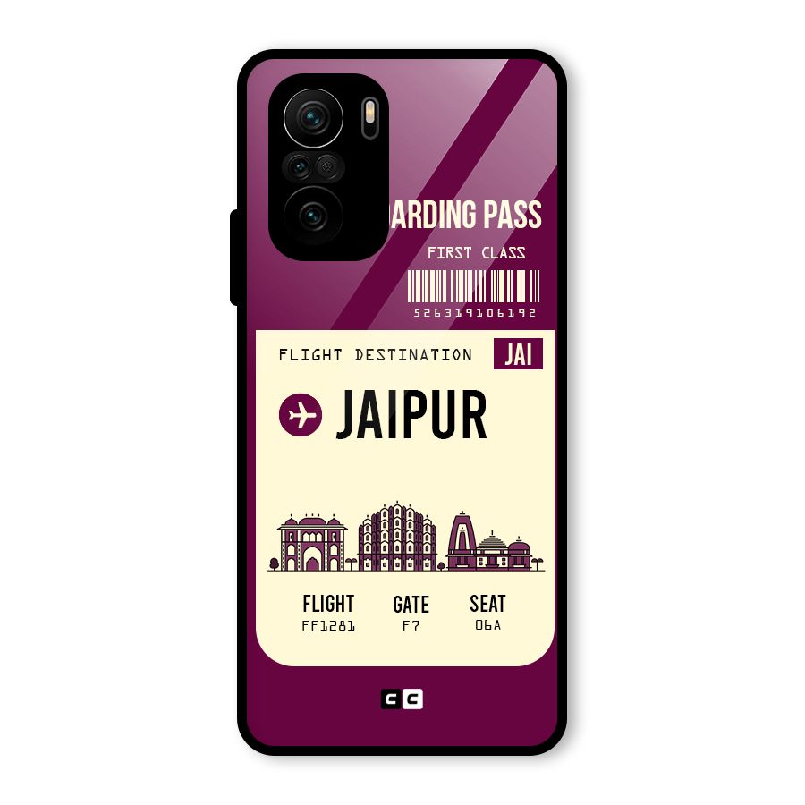 Jaipur Boarding Pass Glass Back Case for Mi 11x