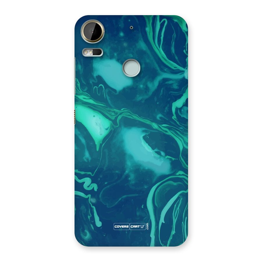 Jazzy Green Marble Texture Back Case for Desire 10 Pro