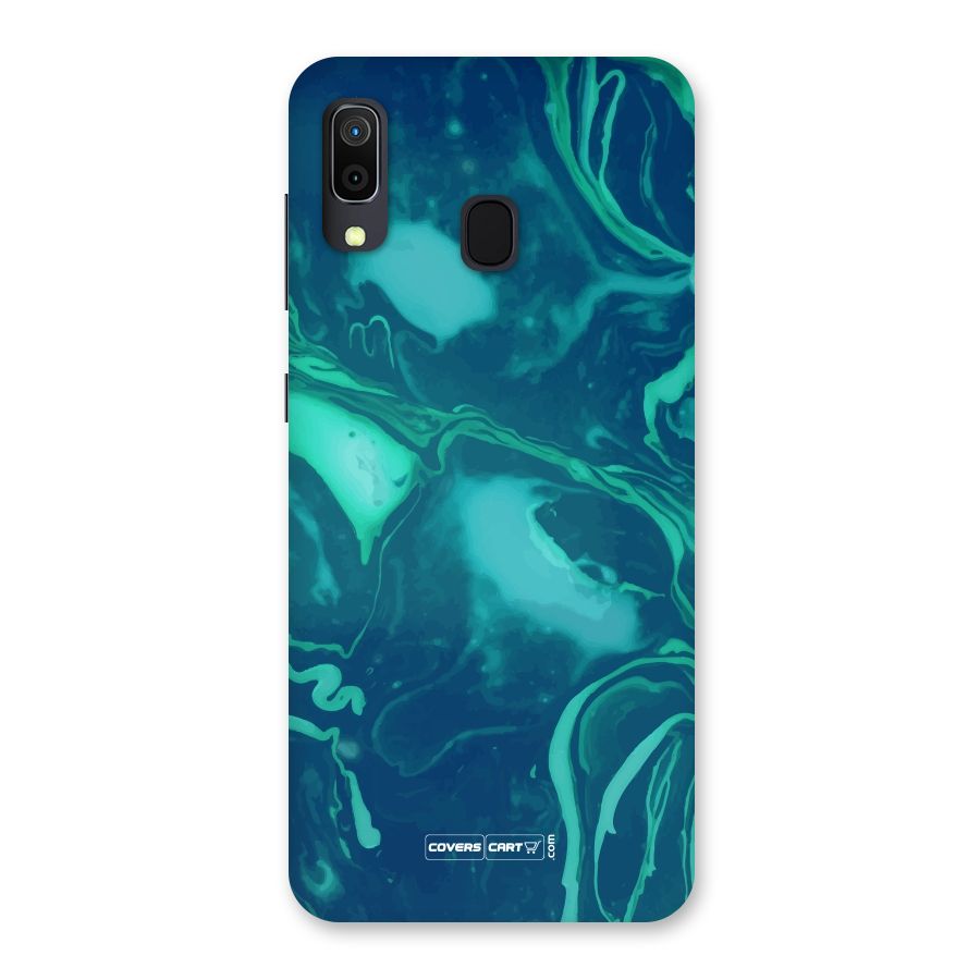 Jazzy Green Marble Texture Back Case for Galaxy A30