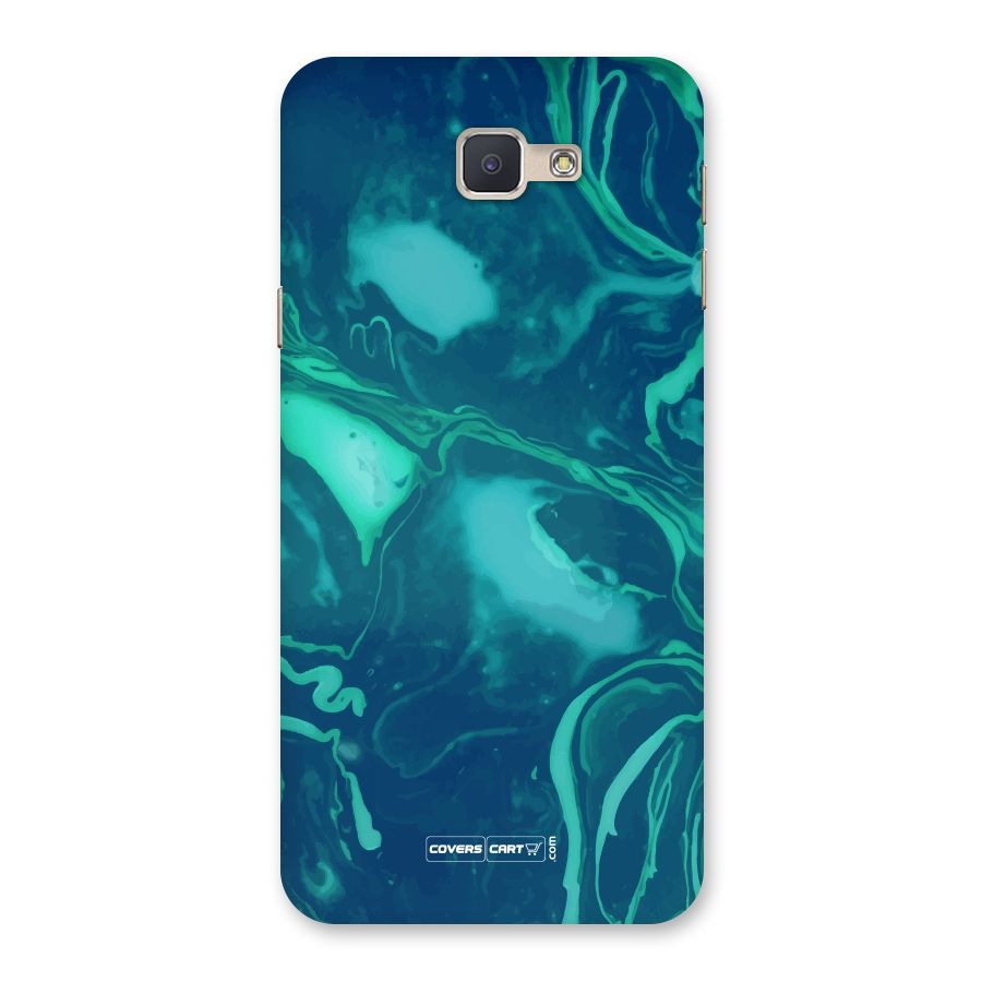 Jazzy Green Marble Texture Back Case for Galaxy J5 Prime