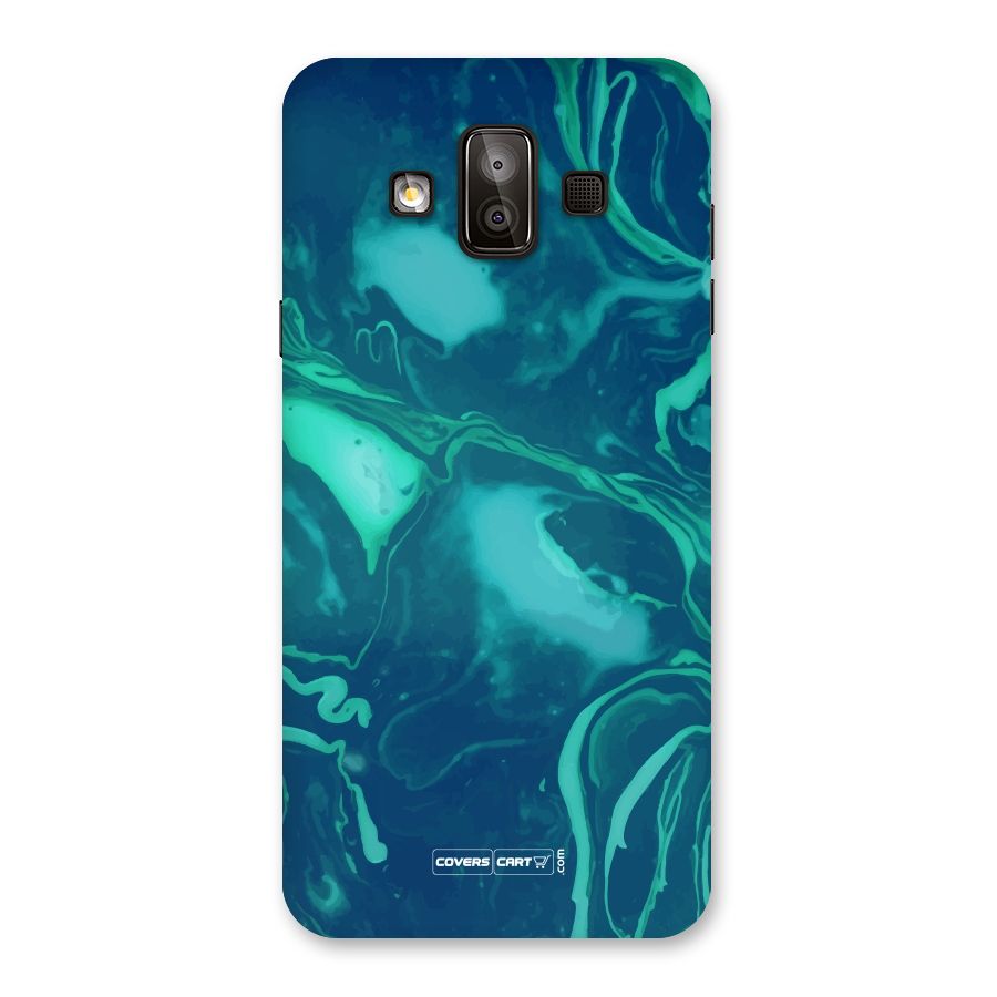Jazzy Green Marble Texture Back Case for Galaxy J7 Duo