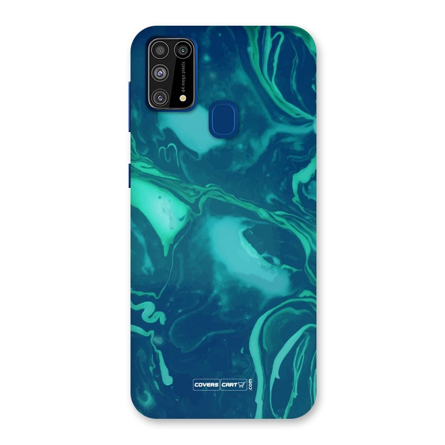 Jazzy Green Marble Texture Back Case for Galaxy M31