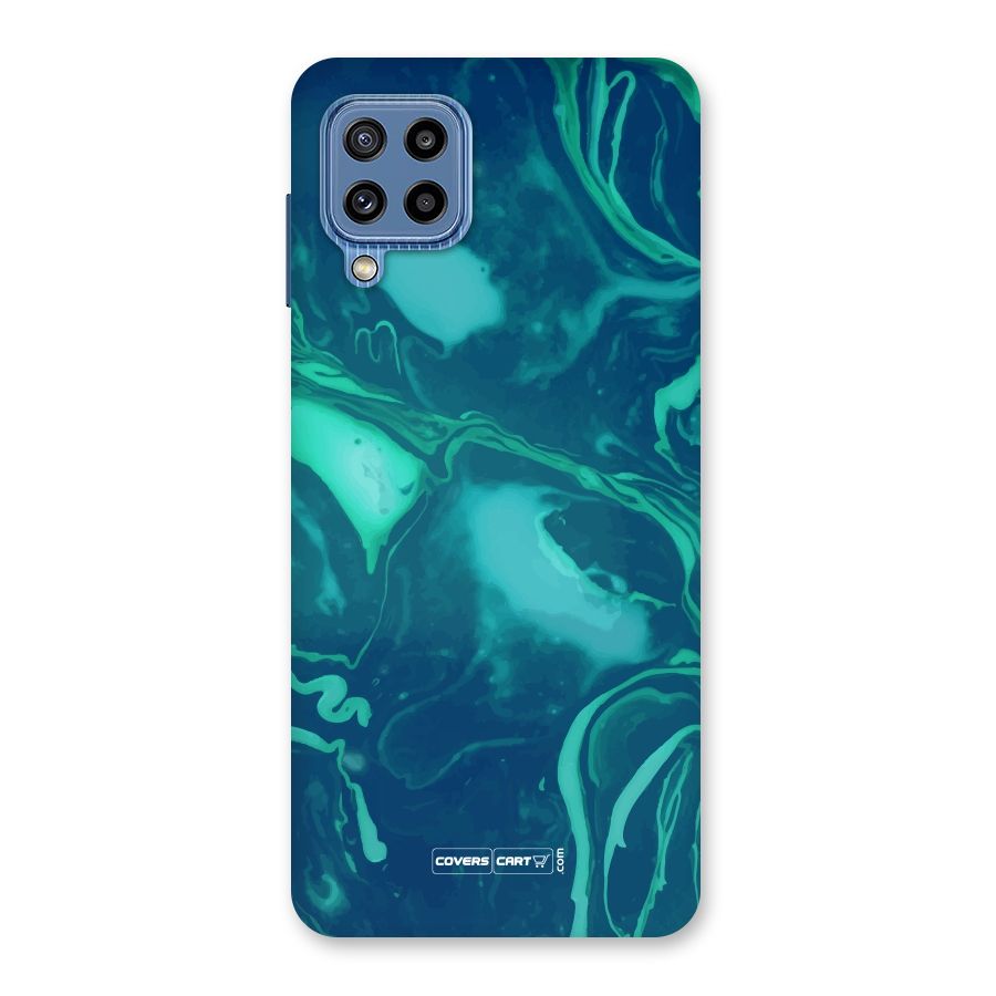 Jazzy Green Marble Texture Back Case for Galaxy M32