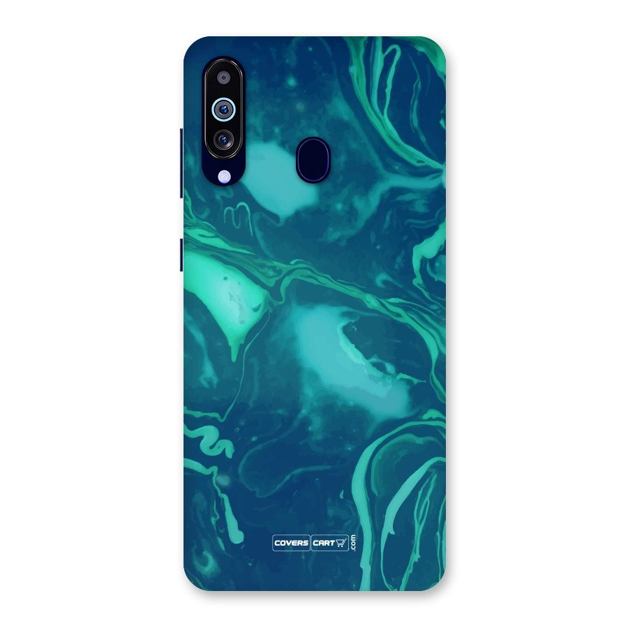 Jazzy Green Marble Texture Back Case for Galaxy M40