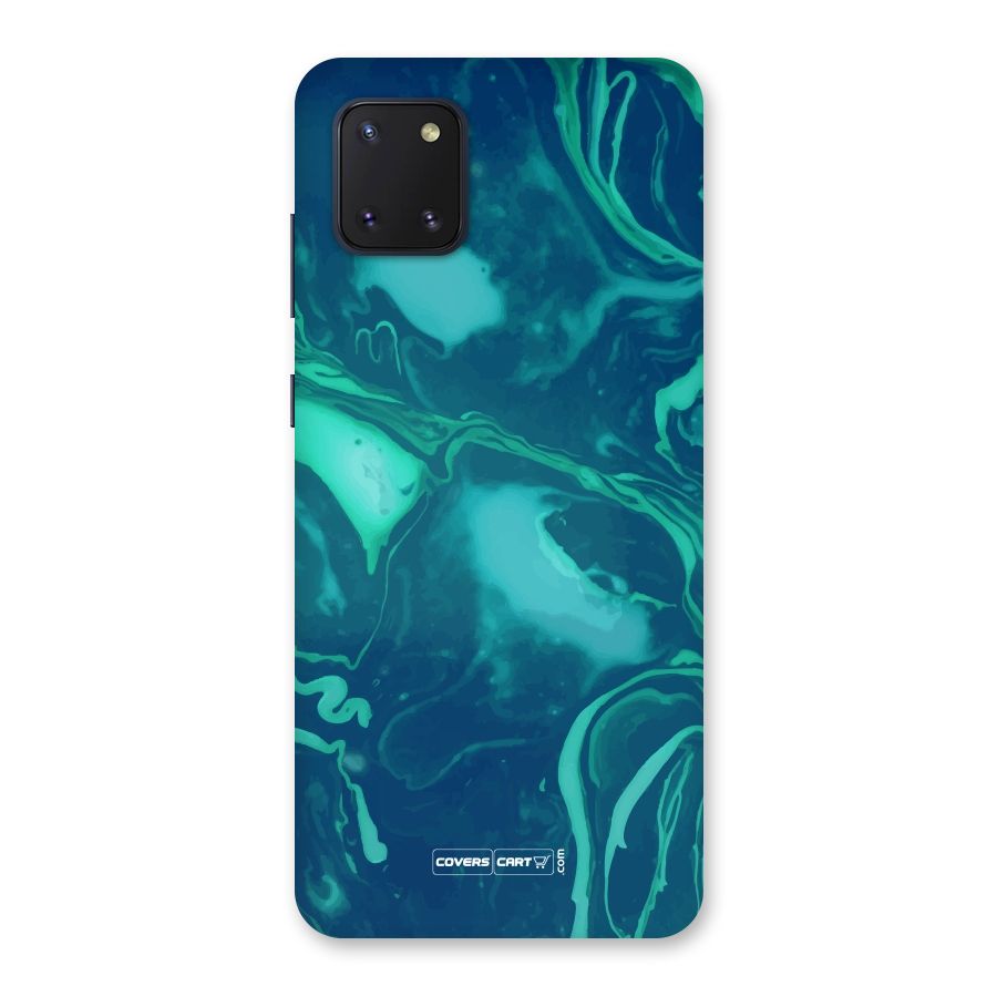 Jazzy Green Marble Texture Back Case for Galaxy Note 10 Lite